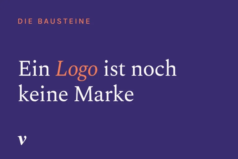 Die Bausteine einer Personal Brand: Ein Logo ist noch keine Marke